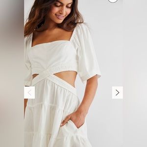 Free People Cross of Sunlight Mini Ivory XS